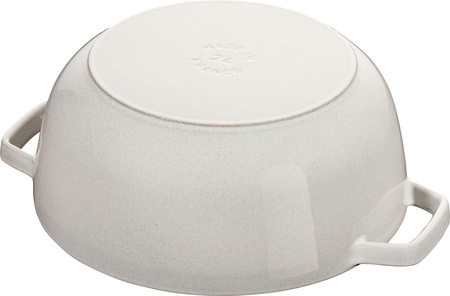 STAUB SPECIAL COCOTTE Garnek żeliwny okrągły snowflake 3.6 ltr, truflowy