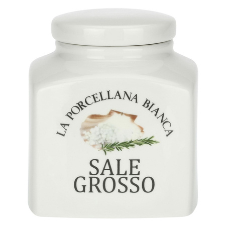 LA PORCELLANA BIANCA CONSERVA Pojemnik na sól gruboziarnistą 1.1 ltr