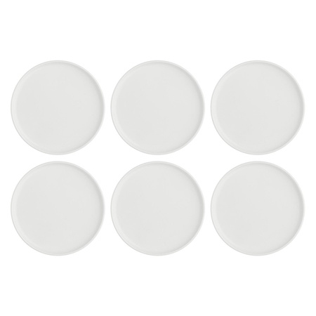 LA PORCELLANA BIANCA ESSENZIALE GOURMET Zestaw 6 talerzy obiadowych 17 cm