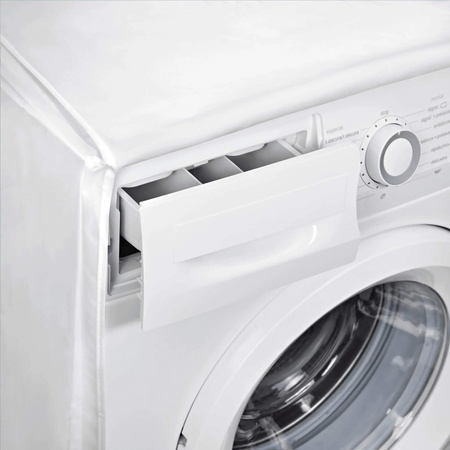 RAYEN Pokrowiec na pralkę ładowaną od przodu, biały