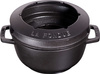 STAUB Zestaw do fondue 18 cm, czarny