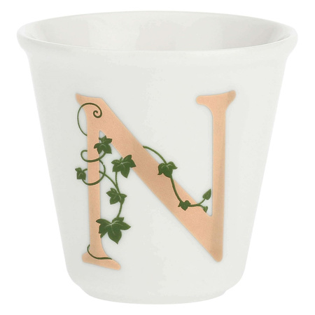 LA PORCELLANA BIANCA UNICO Filiżanka z łyżeczką 75 ml, Wzór N