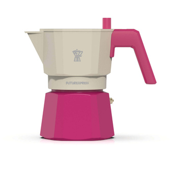 PEZZETTI FUTUREXPRESS Emaliowana kawiarka (1 filiżanka) - Różowy
