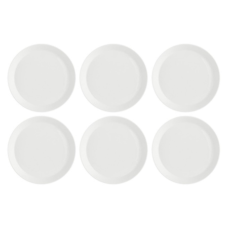 LA PORCELLANA BIANCA ESSENZIALE GOURMET Zestaw 6 talerzy głębokich 21.5 cm