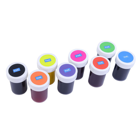 PME Zestaw 8 barwników spożywczych w żelu