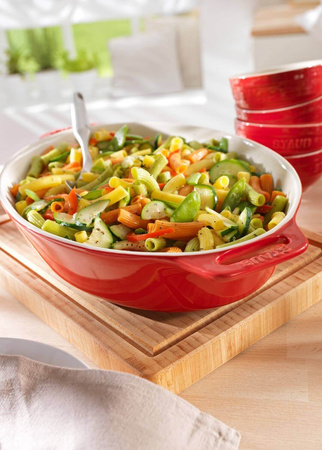 STAUB COOKING Owalny półmisek ceramiczny 400 ml, czerwony