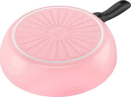 BALLARINI CAPRERA Patelnia saute 28 cm różowa