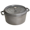 STAUB LA COCOTTE Garnek żeliwny okrągły 12.6 ltr, grafitowy