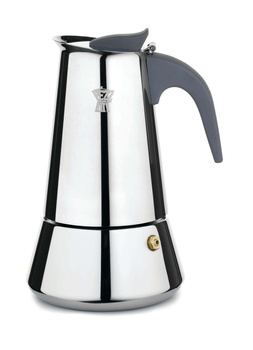 PEZZETTI STEELEXPRESS Stalowa kawiarka indukcyjna (6 filiżanek) - Srebrny