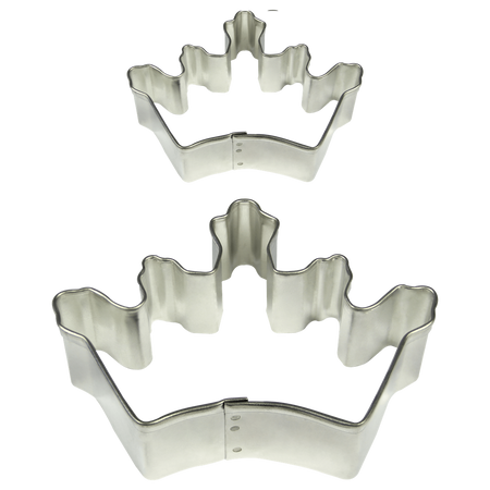 PME Zestaw 2 metalowych foremek korona