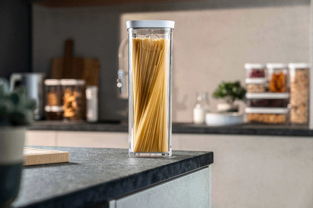 ZWILLING FRESH & SAVE CUBE Plastikowy pojemnik 4S - 1.7 ltr, szary