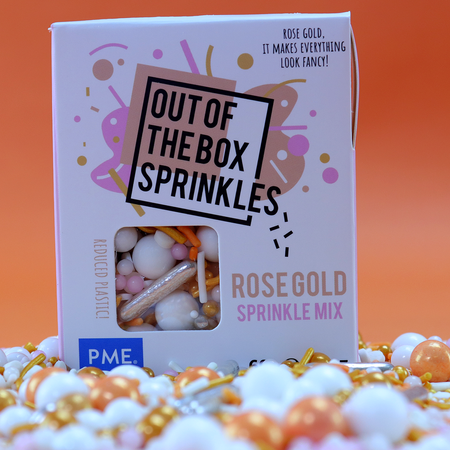 PME Posypka cukrowa różowe złoto 60 g