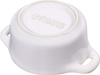 STAUB GIFT GIVING 4x mini cocotte okrągły 10 cm, kość słoniowa