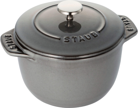 STAUB LA COCOTTE Mały garnek okrągły 725 ml, grafitowy