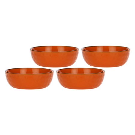 ROSE&TULIPANI CONCERTO ARANCIONE Zestaw 4 misek do sałatek 20 cm