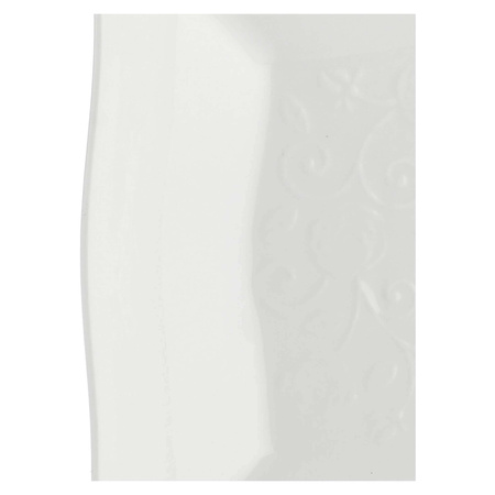 LA PORCELLANA BIANCA FLORENTINA Zestaw 6 misek kwadratowych płytkich 22 cm