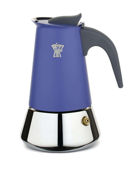 PEZZETTI STEELEXPRESS Emaliowana kawiarka stalowa indukcyjna (6 filiżanek) - Ametystowy