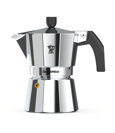 PEZZETTI ITALEXPRESS Aluminiowa kawiarka (3 filiżanki) - Srebrny