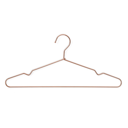 RAYEN Zestaw 5 wieszaków w kolorze miedzianym