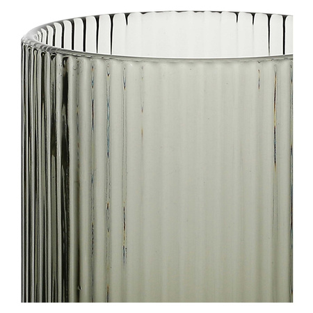 ROSE&TULIPANI TWISTY Szklanka szara 260 ml