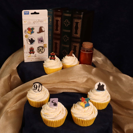 PME Jadalne toppery na babeczki Hogwart