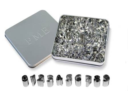 PME Zestaw wycinarek do liter i cyfr