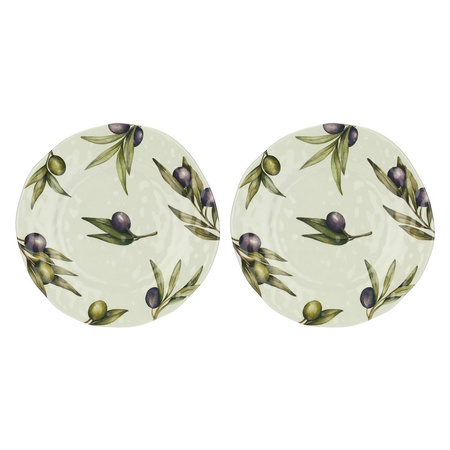 ROSE&TULIPANI OLYVIA Zestaw 2 talerzy obiadowych 27 cm