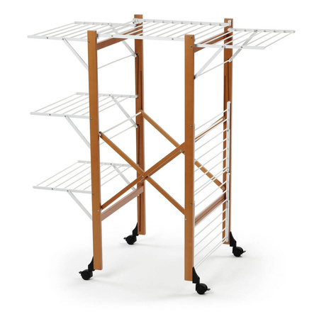 ARREDAMENTI AQUILONE Suszarka na pranie - 132 x 67 cm, Brązowy