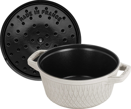 STAUB SPECIAL COCOTTE Garnek żeliwny okrągły 4 ltr, truflowy
