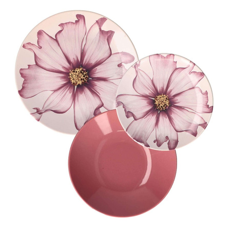 ROSE&TULIPANI COSMEA Serwis obiadowy dla 6 osób