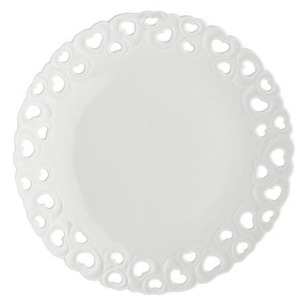 LA PORCELLANA BIANCA VALENTINO Zdobiony talerz 20 cm