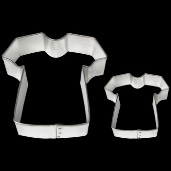 PME Zestaw 2 metalowych foremek dziecięca koszulka