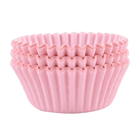PME Papilotki do pieczenia babeczek (60 sztuk) jasnoróżowy