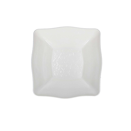 LA PORCELLANA BIANCA FLORENTINA Zestaw 2 misek kwadratowych głębokich 22 cm