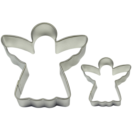 PME Zestaw 2 metalowych foremek anioł