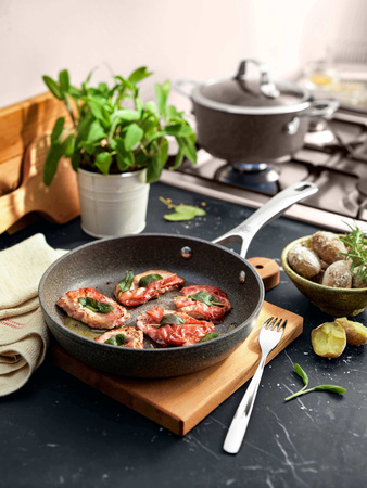 BALLARINI SALINA GRANITIUM Patelnia indukcyjna 28 cm