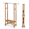 ARREDAMENTI ELIOS Stojak na ubrania - 37 x 78 cm, Brązowy