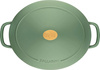 BALLARINI BELLAMONTE Garnek żeliwny owalny 4.5 ltr, zielony