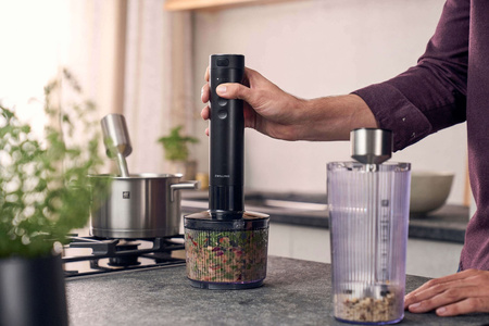 ZWILLING XTEND Bezprzewodowy blender ręczny (bez baterii) czarny