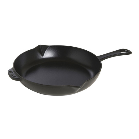 STAUB Patelnia żeliwna z metalowym uchwytem 26 cm, czarny