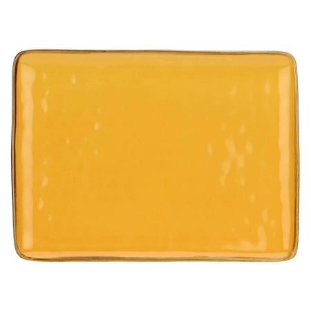 ROSE&TULIPANI CONCERTO OCRA Taca prostokątna 36 x 26.5 cm