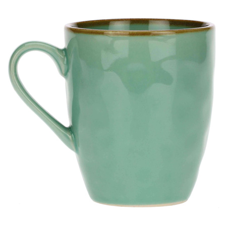 ROSE&TULIPANI CONCERTO VERDE ACQUA Zestaw 4 kubków z uchwytem 430 ml