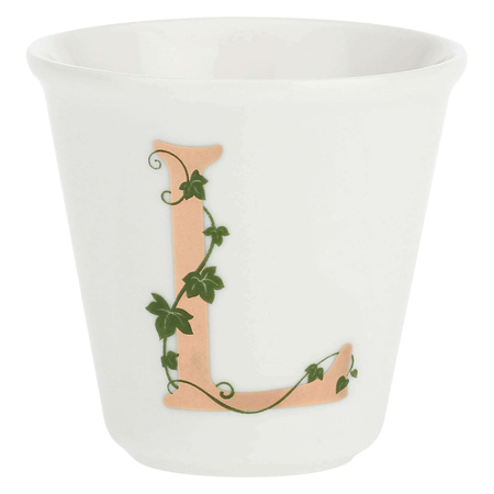 LA PORCELLANA BIANCA UNICO Filiżanka z łyżeczką 75 ml, Wzór L