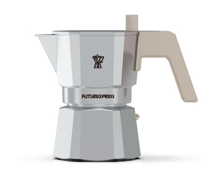 PEZZETTI FUTUREXPRESS Aluminiowa kawiarka (1 filiżanka) - Srebrny