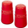 STAUB SERVING Zestaw do soli i pieprzu, czerwony