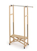 ARREDAMENTI ELIOS Stojak na ubrania - 37 x 78 cm, Brązowy
