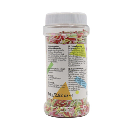 PME Wielokolorowa dekoracyjna posypka cukrowa 80 g