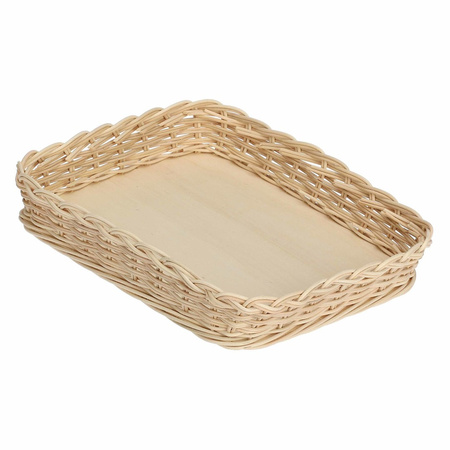 LA PORCELLANA BIANCA MIDOLLINO Wiklinowy kosz na naczynie do zapiekania 23 cm