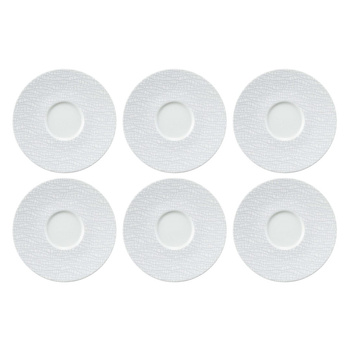 SELTMANN LIFE FASHION ELEGANT GREY Zestaw 6 spodków 16.5 cm