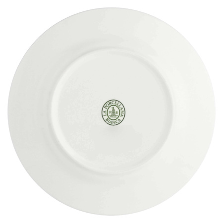 LA PORCELLANA BIANCA ESSENZIALE Zestaw 6 talerzy do sałatek z rantem 20 cm